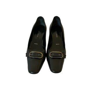 St. John. Vicini Black Pumps.  2.25” Heel. Sz 38/7.5. Preloved.
